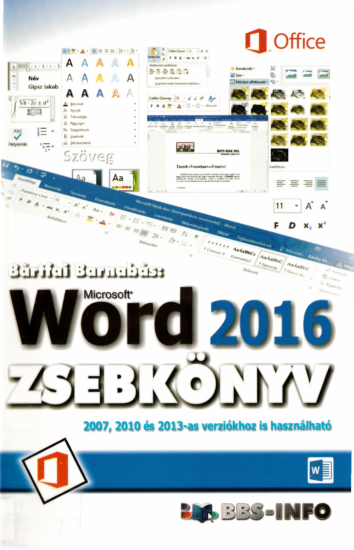 Brtfai Barnabs Word 2016 zsebknyv
